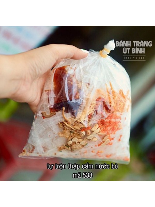 Bánh Tráng Tự Trộn Thập Cẩm Nước Bò mã 538